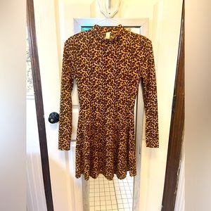 Cheetah print dress